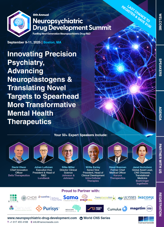 Neuropsychiatric Drug Development Summit Neuropsychiatric Drug Development Summit